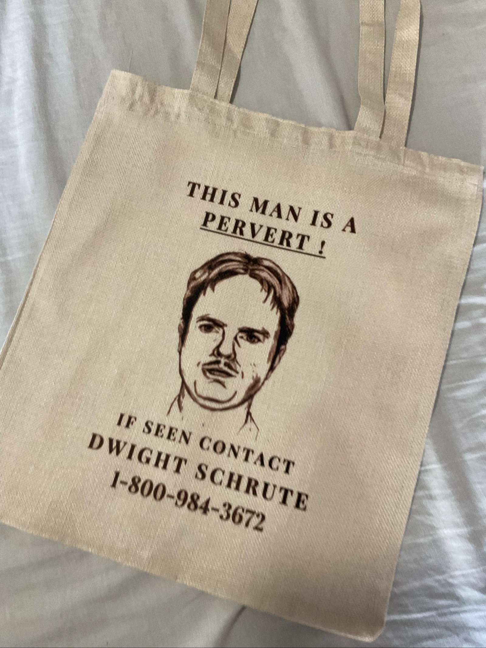 Tote bag Dwight Schrute , The office – photo 17